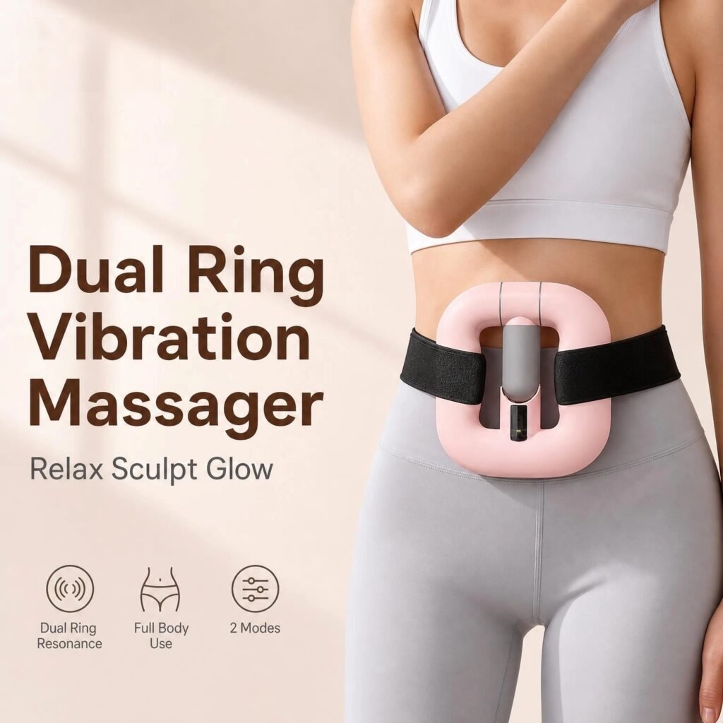 Dual Ring Vibration Body Massager · Fascia Relaxation · 2 Modes